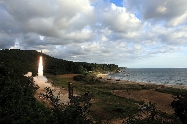 Едната ракета Hyunmoo II е прелетяла разстояние равняващо се на